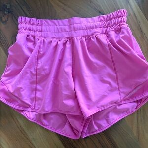 Pink Lululemon shorts